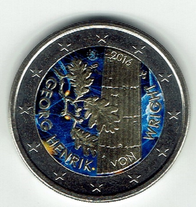 (afbeelding voor) 2 Euromunt Finland 2016 Wright Colour